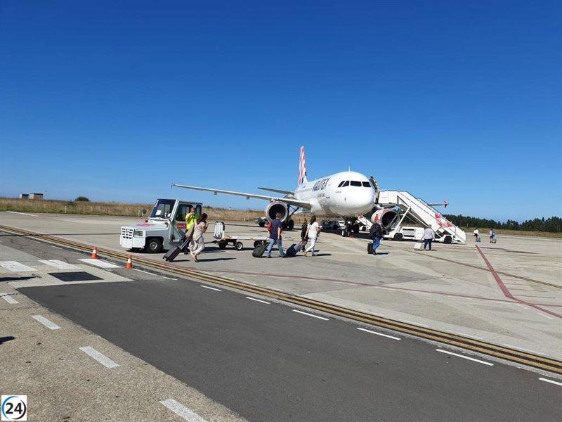 El año 2023 cierra con un éxito rotundo en el Aeropuerto de Asturias, superando los 1,9 millones de pasajeros.