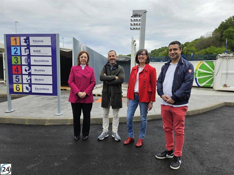 Un nuevo punto limpio en Siero gracias a la inversión de Cogersa y los fondos del Plan de Recuperación.