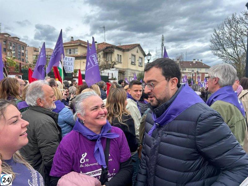 Barbón promete que Asturias se mantendrá firme ante el retroceso social.
