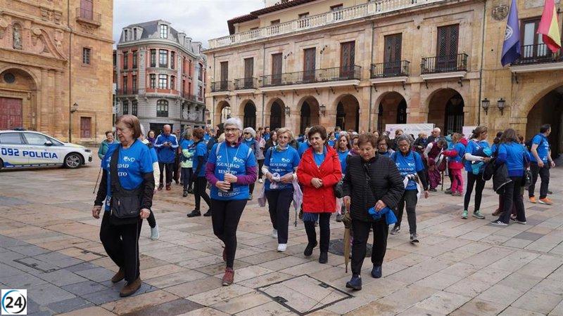 Oviedo: Más de 120 participantes en la ruta