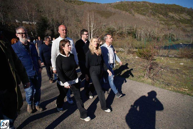 Díaz promete justicia ante las posibles responsabilidades en el accidente de la mina de Cerredo.