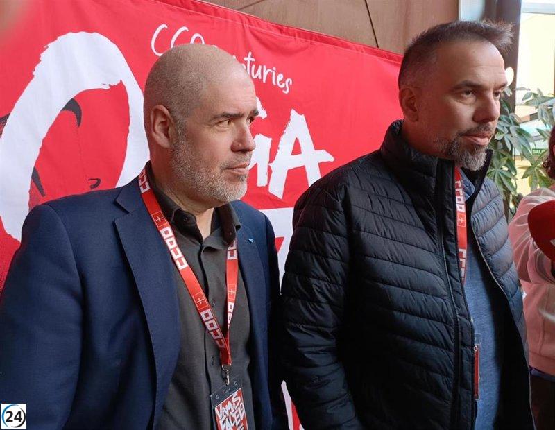 José Manuel Zapico obtiene un nuevo mandato como líder de CCOO en Asturias.