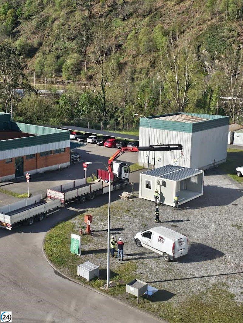 Se inician las obras para transformar la central de Hunosa en La Pereda, Mieres.