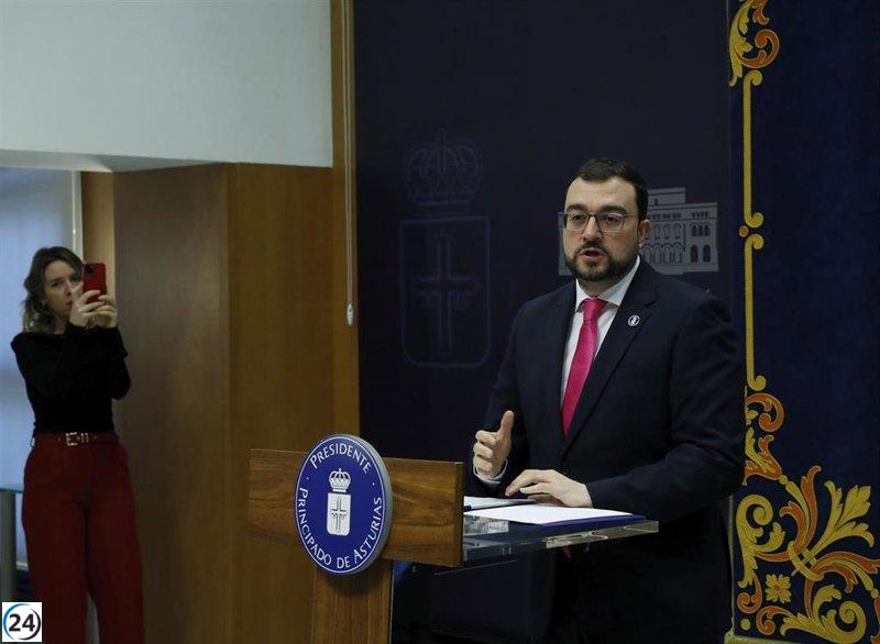 Barbón busca apoyo de agentes sociales para enfrentar la 'guerra arancelaria' de Trump este lunes.