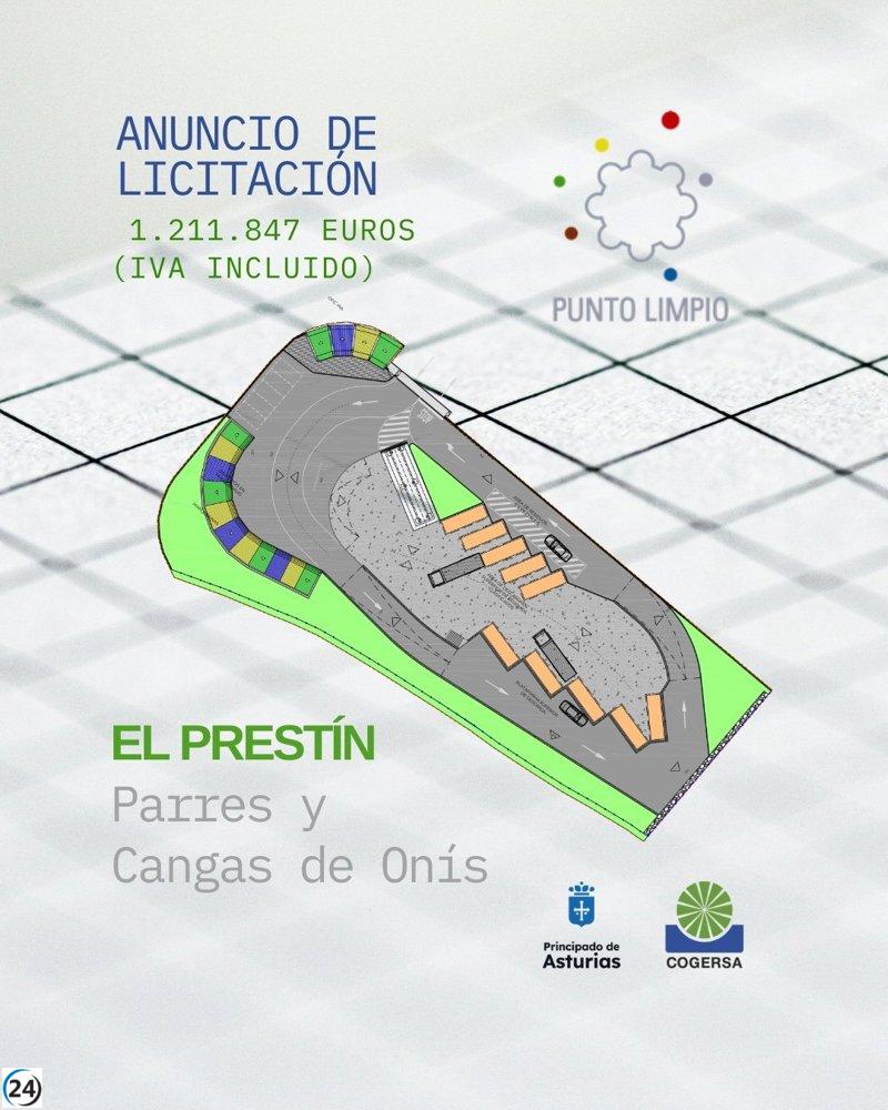Parres y Cangas de Onís estrenan centro de reciclaje de Cogersa con una inversión de 1,2 millones de euros.