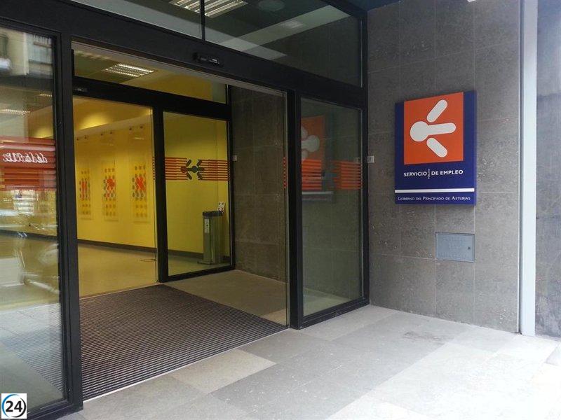 Asturias reduce su desempleo en 1.645 personas, alcanzando un total de 52.962 desempleados en abril.