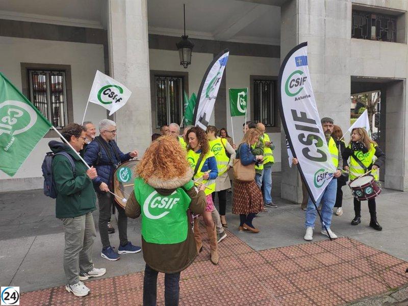 CSIF organiza manifestación en Oviedo por los incumplimientos de Mónica García
