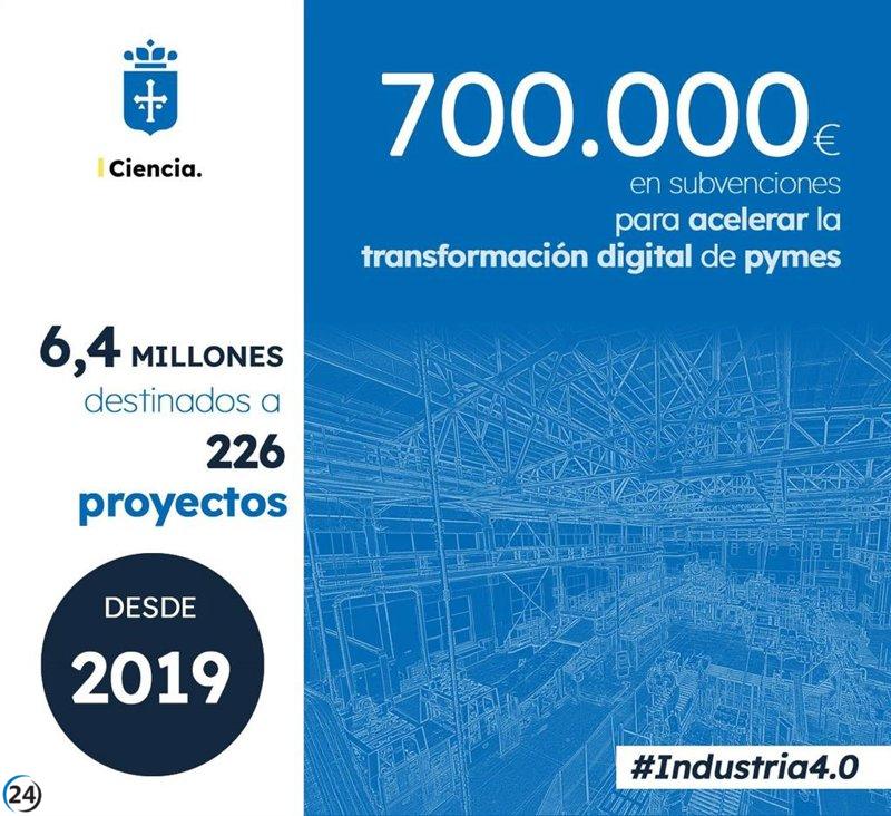 Ciencia invierte 700.000 euros para impulsar la digitalización de las pymes.