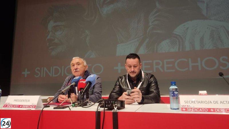 Pepe Álvarez (UGT) señala a un