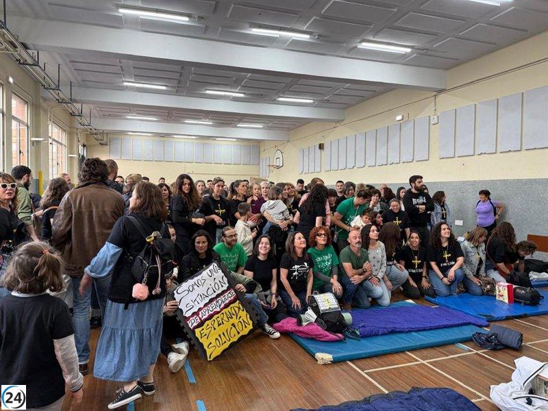 Sindicatos docentes mantienen su protesta y exigen acciones concretas hoy.