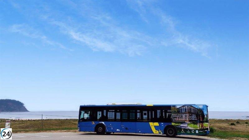 Nuevos horarios y rutas de autobús desde Villaviciosa a las playas de Rodiles, Tazones y Oviedo.