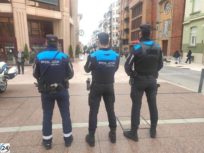 Detenido en Oviedo un hombre por incendiar contenedores de basura.