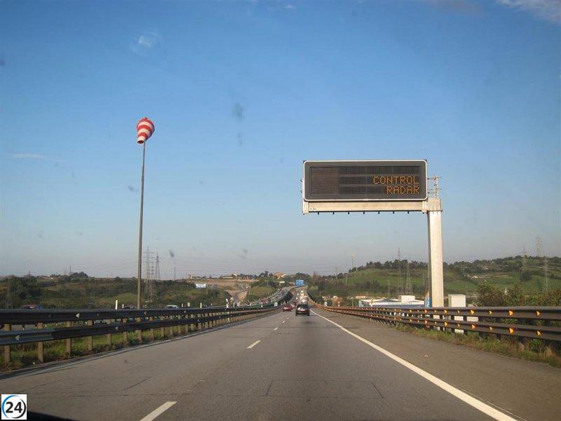 El Caleyo se convierte en el punto de control más riguroso de Asturias, acumulando 19,794 infracciones en 2024.