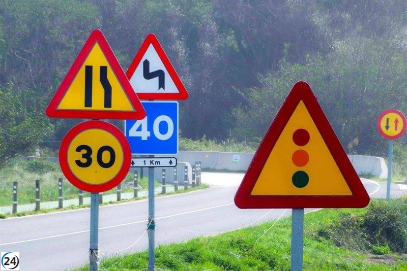 Asturias destinó 1,4 millones para modernizar la señalización vial hasta 2028.