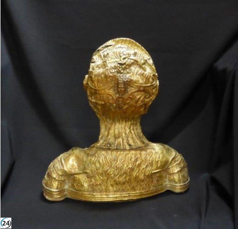 El Museo de Bellas Artes de Asturias presenta el busto-relicario de Santa Inés en la última edición de 'La Obra Invitada'.