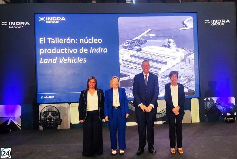 Indra transformará El Tallerón en un hub clave para la producción de vehículos y armamento.