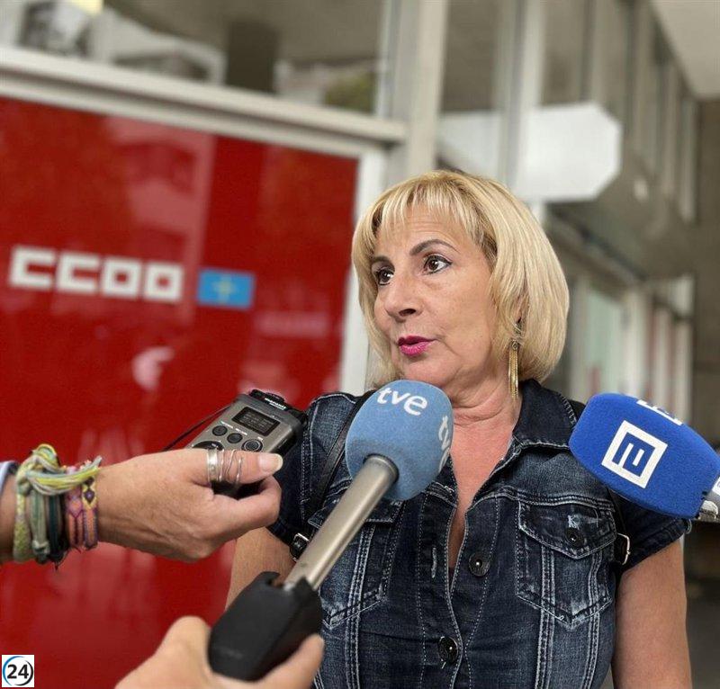 CCOO celebra la reducción del desempleo en Asturias, pero advierte que 48,429 parados es inaceptable.
