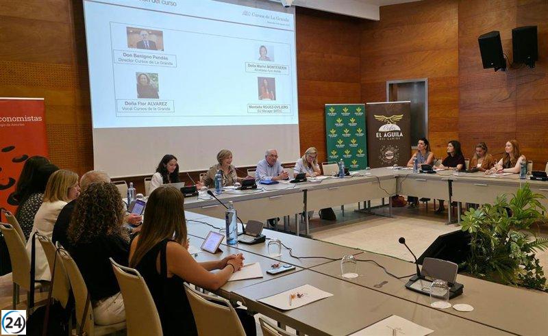 La alcaldesa de Avilés destaca la importancia del emprendimiento femenino.