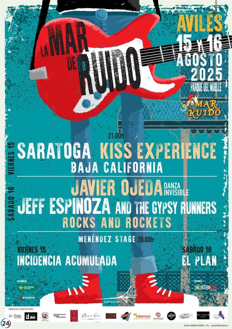 El festival La Mar de Ruido se instala en el Parque del Muelle de Avilés.