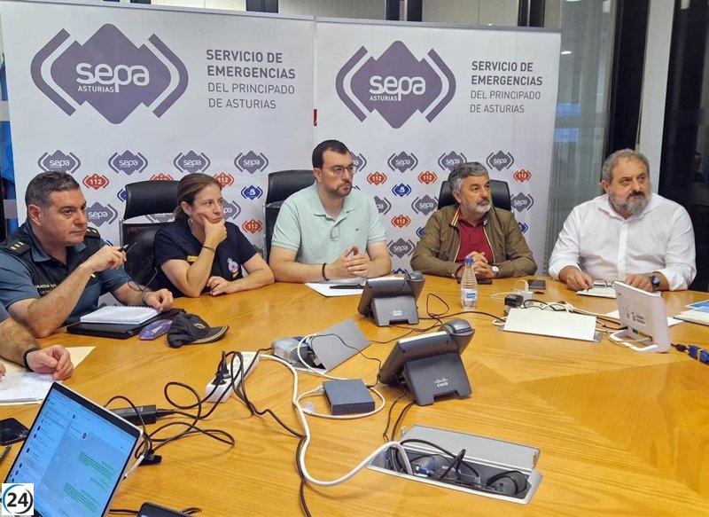 Barbón señala que las condiciones climáticas actuales brindan una oportunidad para gestionar los incendios.