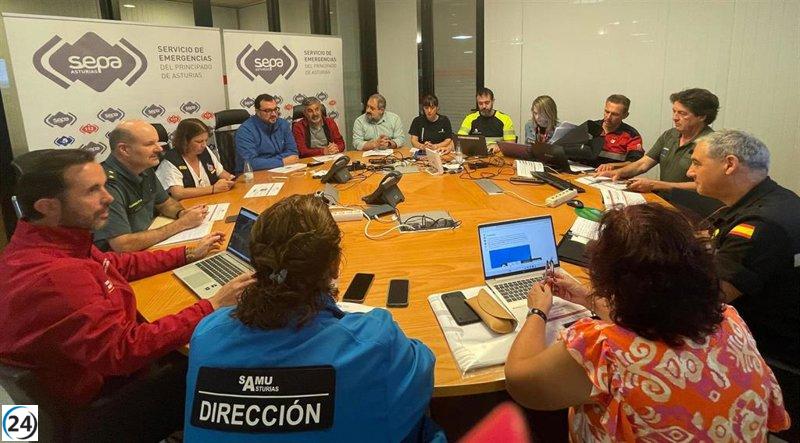 Barbón insta a la solidaridad ciudadana tras un incendio sospechoso en Tuña (Tineo)