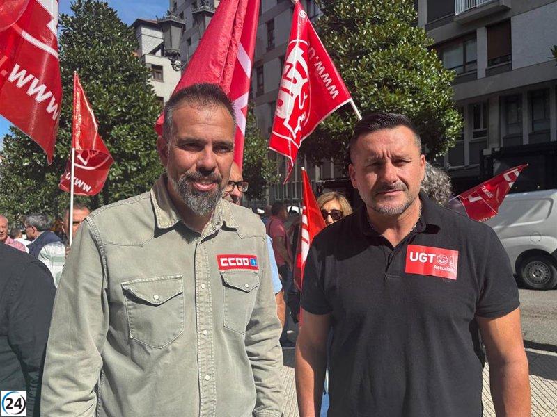 CCOO y UGT amenazan con protestas efectivas ante el retraso en la aprobación de las 37.5 horas laborales.