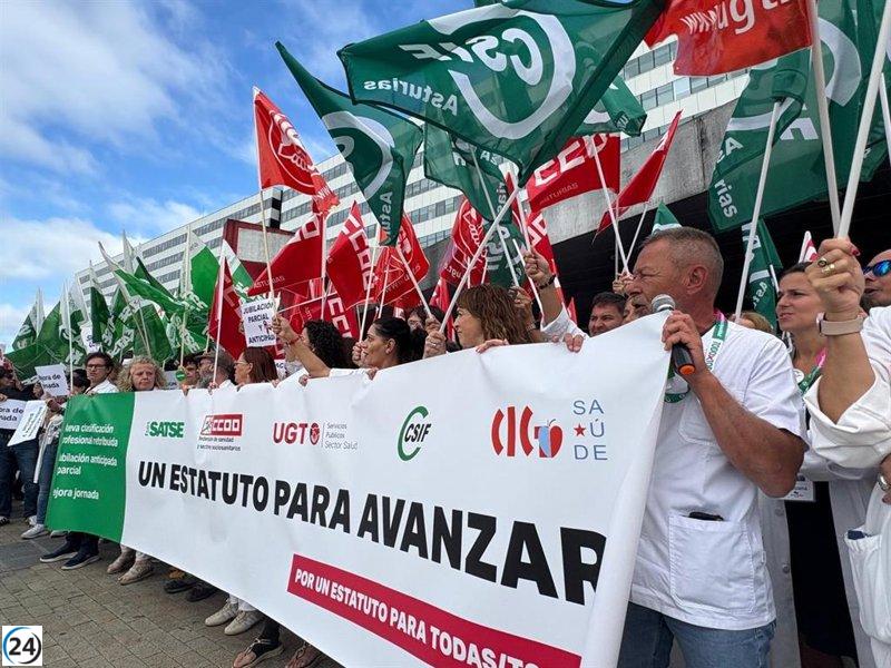 Sanitarios asturianos exigen a Sanidad mantener abierta la negociación del Estatuto Marco por su carácter