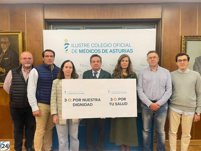 Médicos de Asturias respaldan la huelga nacional del 3 de octubre.