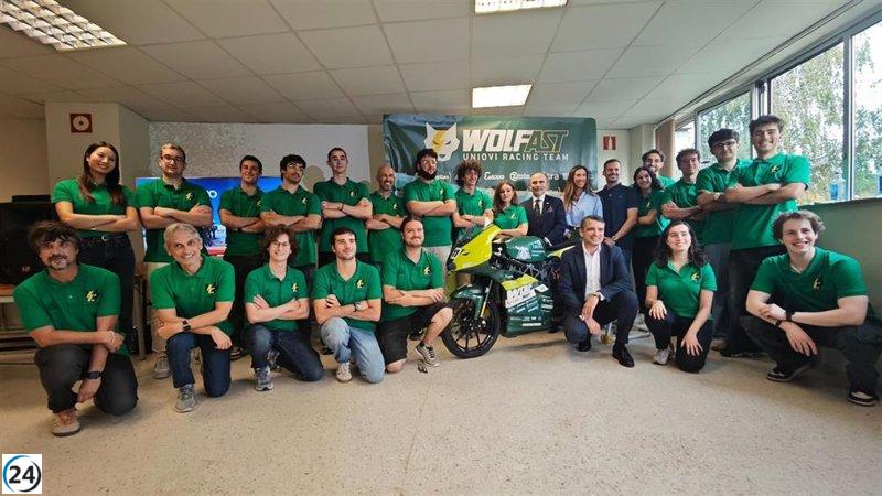 Wolfast UniOvi Racing Team lanza su innovador prototipo de moto eléctrica de competición.