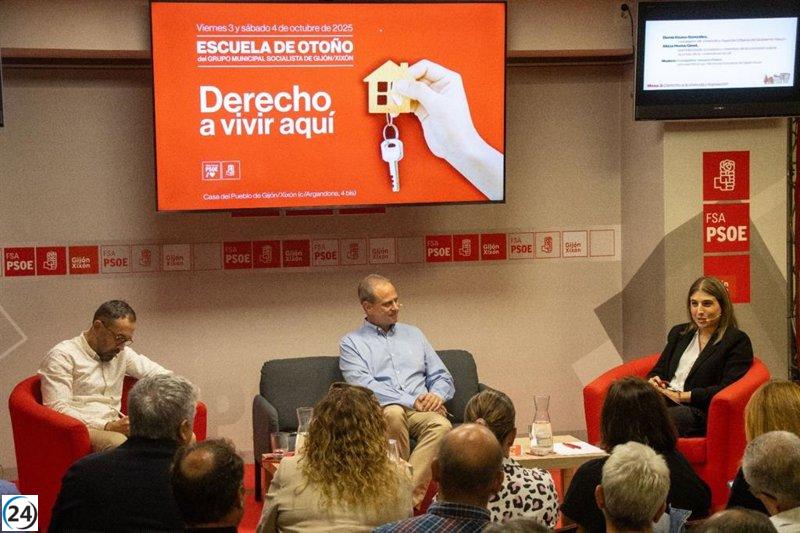 PSOE de Gijón cierra su escuela de otoño y elige 