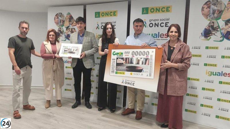 Cinco millones de cupones de la ONCE promocionarán la alfarería de Llamas de Mouro a nivel nacional.