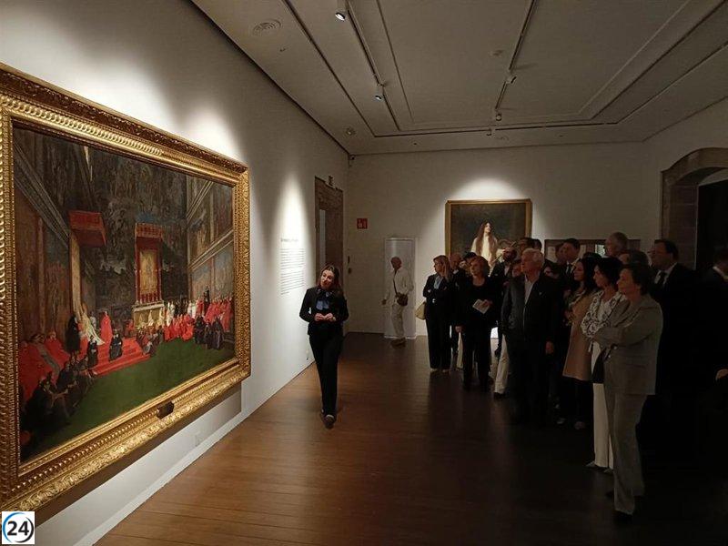 Unicaja celebra 135 años de arte contemporáneo en el Palacio de Revillagigedo.