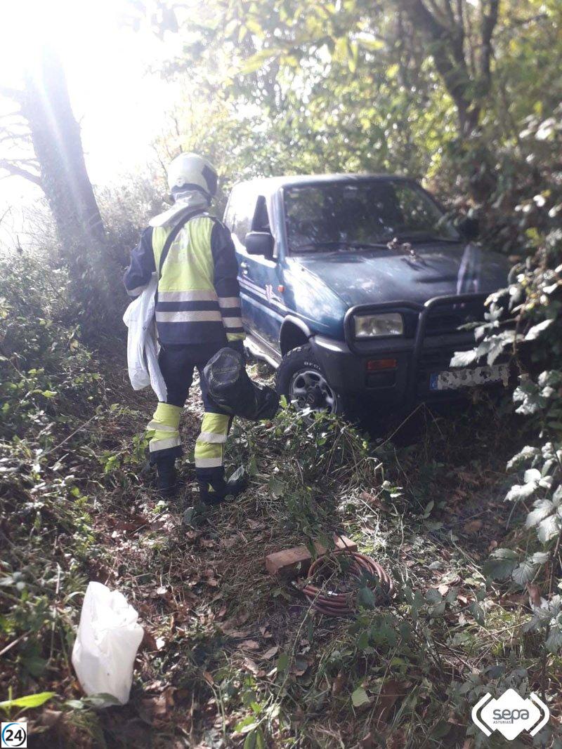 Tragedia en A Braña, El Franco: hombre pierde la vida al quedar atrapado bajo un automóvil.