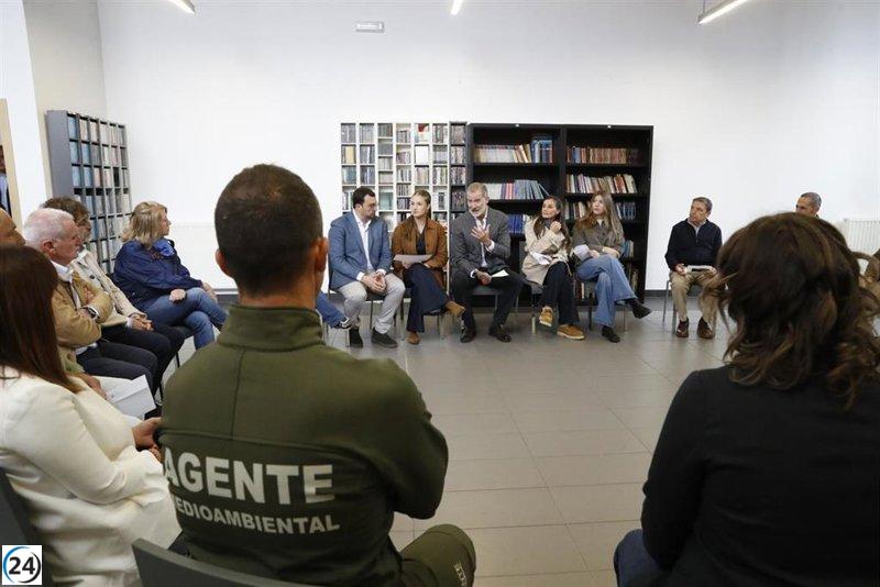 Los Reyes se encuentran este sábado con alcaldes de zonas de Asturias devastadas por incendios.