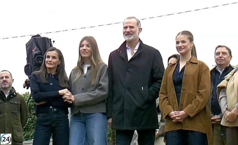 La Familia Real visita Valdesoto para otorgar el Premio al Pueblo Ejemplar 2025.