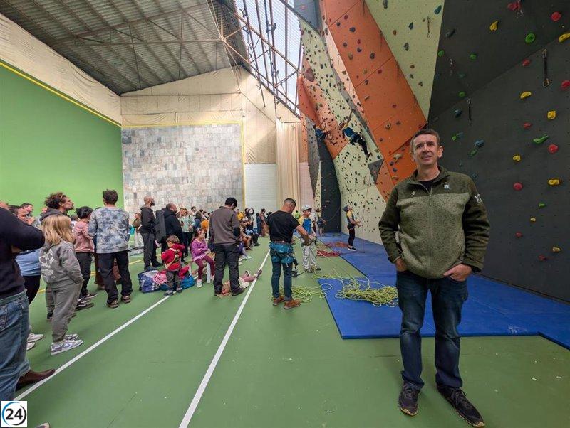 Villaviciosa abre las puertas del nuevo rocódromo 'Juan Manuel Parrondo'