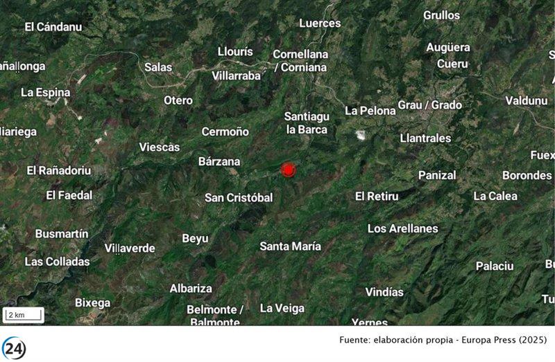 Incendio devasta la planta baja de una casa en Belmonte de Miranda.