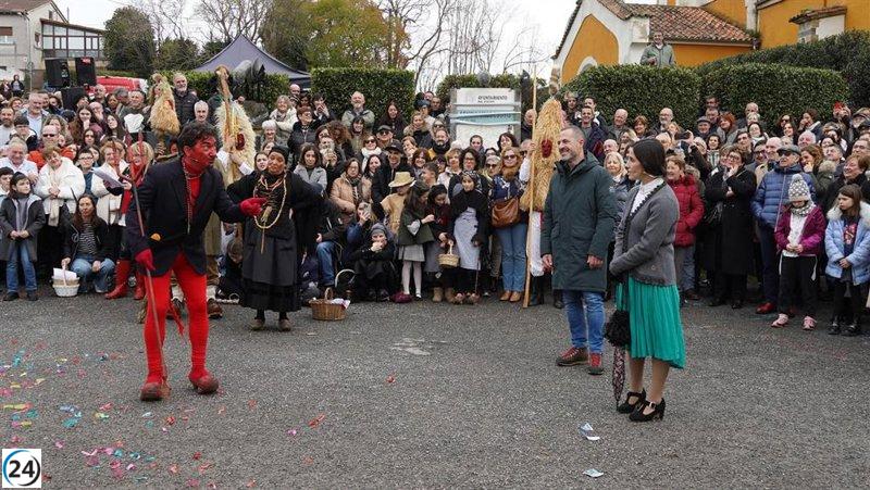 Valdesoto celebra 22 años de la fiesta del Domingo de Sidros y Comedies.
