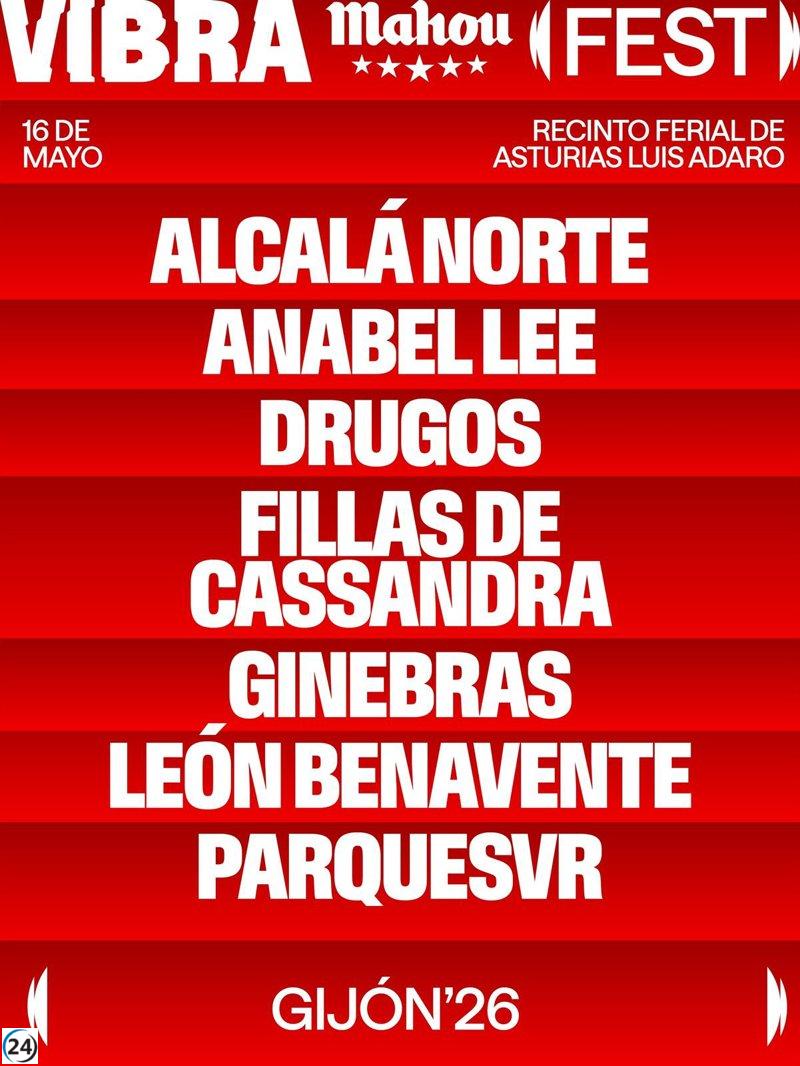 Mahou Fest regresa a Gijón con las actuaciones estelares de León Benavente, Fillas de Cassandra y Alcalá Norte.