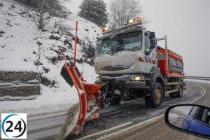 Asturias enfrenta restricciones viales este domingo: cierres en Connio y La Farrapona, y uso obligatorio de cadenas en Tarna.