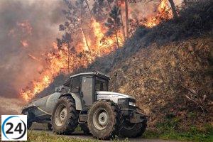 Seis incendios activos y 35 en revisión en Asturias.