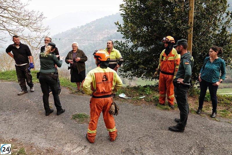 23 incendios forestales en Asturias en 16 concejos.