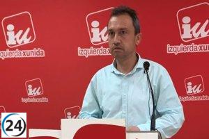 IU advierte: Coalición progresista o PP respaldado por Vox.