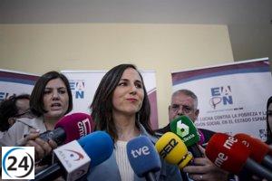 Belarra respalda a Tomé y le anima a hacer campaña.