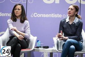 Belarra apoyará a Montero en la campaña y minimiza el conflicto en Asturias.