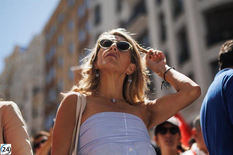 Yolanda Díaz apoya candidaturas municipales en Lena y Mieres.