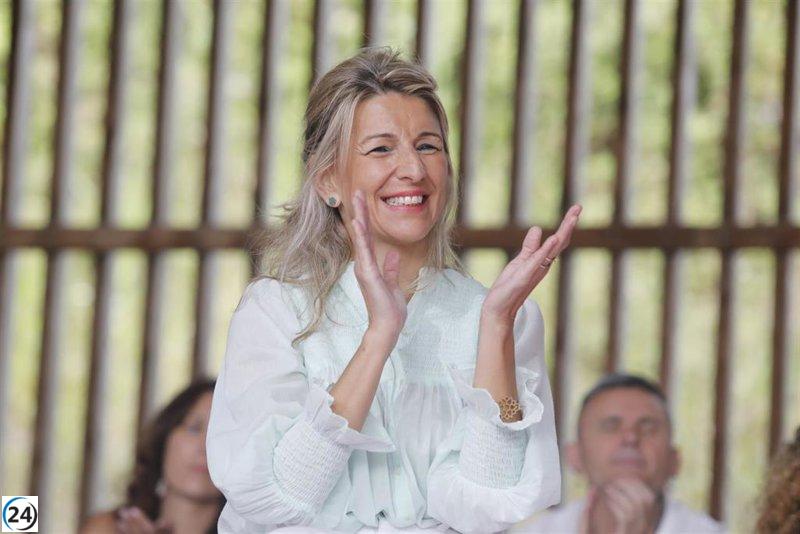Díaz insta a los indecisos a confiar en Sumar para arrebatar escaños a Vox y evitar la caída de la economía con el PP.