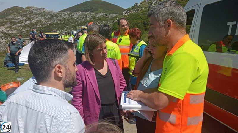 Llamedo destaca la eficacia y colaboración en el rescate y atención a los heridos en el accidente de Lagos