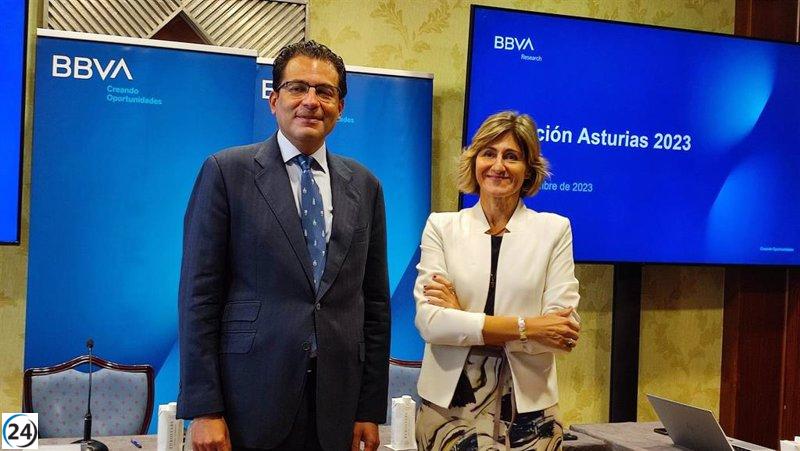 Asturias experimentará un crecimiento económico sólido en los próximos años, según BBVA Research.