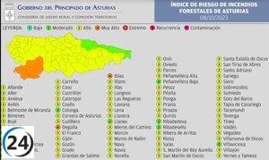 Se pronostica un alto riesgo de incendios forestales este domingo en tres municipios del suroccidente.